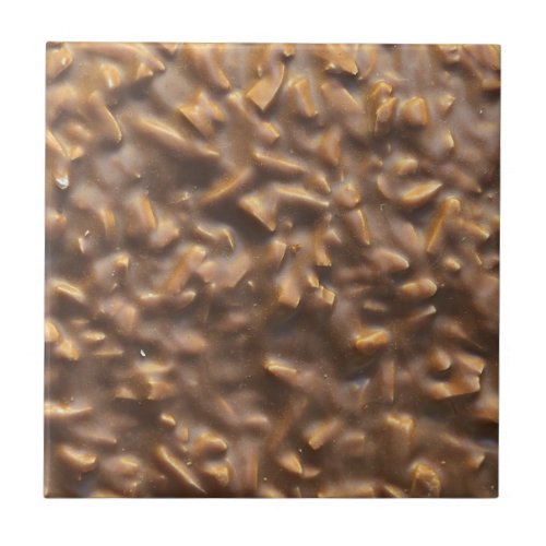 Chunky Toffee Chocolate Ceramic Tile