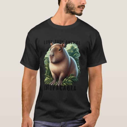 Chupacabra Capybara  T_Shirt
