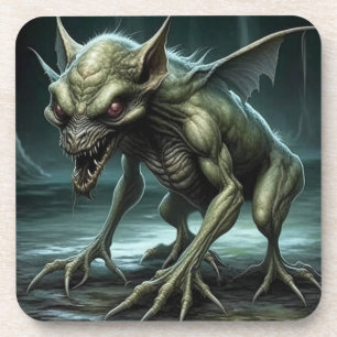 Chupacabra - Cryptid Monsters or Animals Beverage Coaster