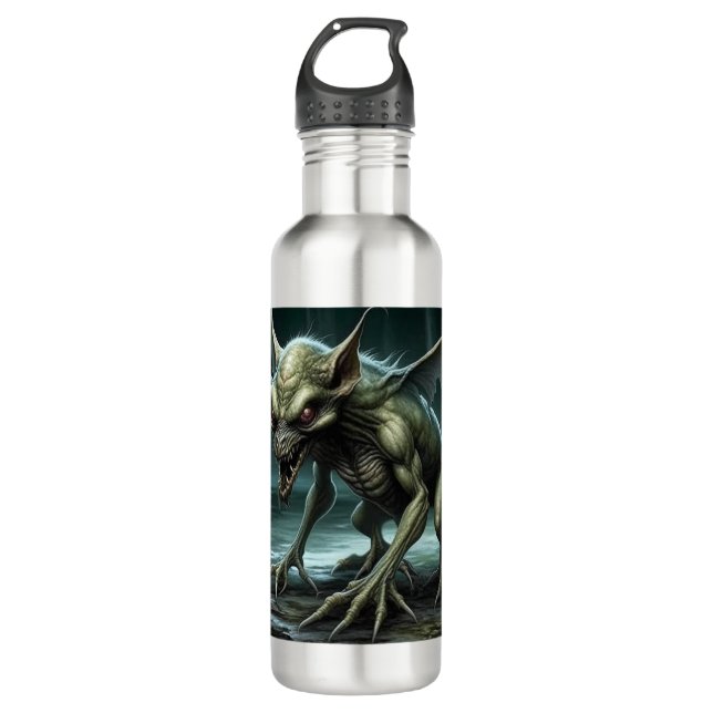 Chupacabra - Cryptid Monsters or Animals Stainless Steel Water Bottle (Front)
