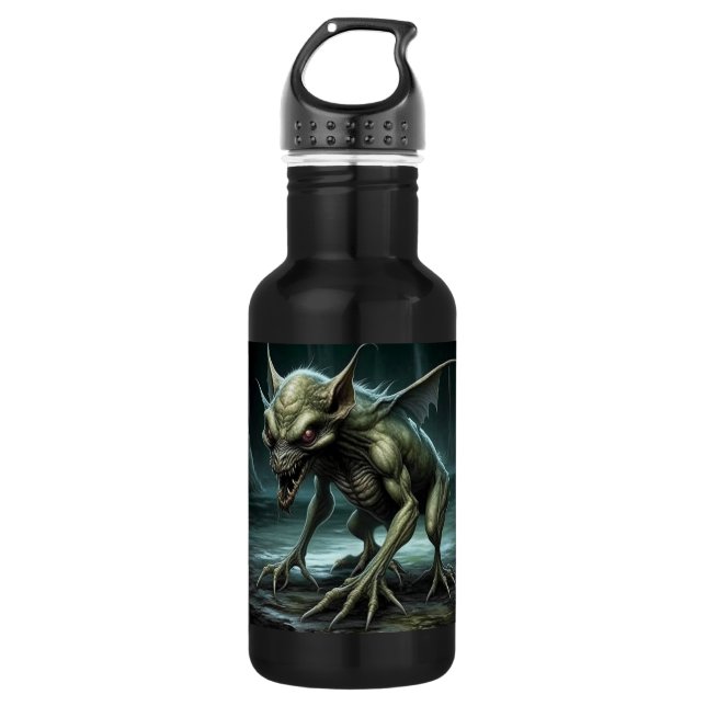 Chupacabra - Cryptid Monsters or Animals Stainless Steel Water Bottle (Front)