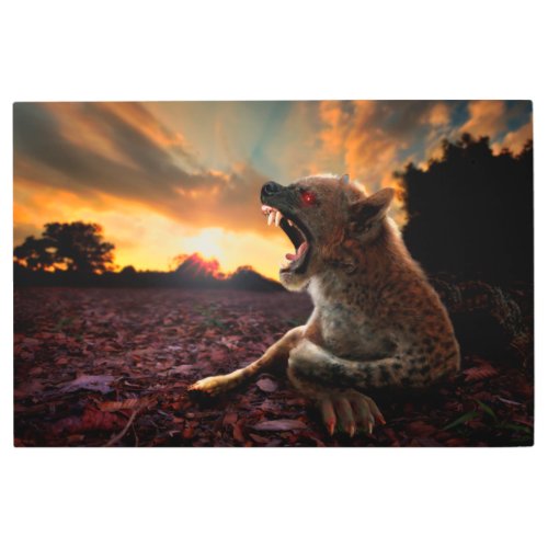 Chupacabra Graphic Arts Imagination from Photograp Metal Print