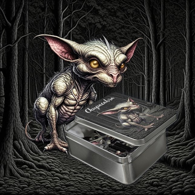 Chupacabra in the Woods Cryptid Jigsaw Puzzle (Creator Uploaded)