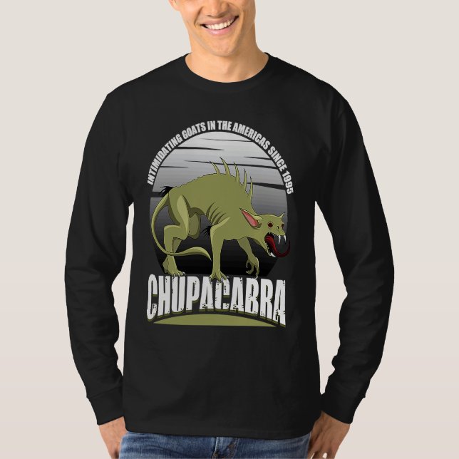 Chupacabra Intimidating Goats In The Americas Sinc T-Shirt (Front)