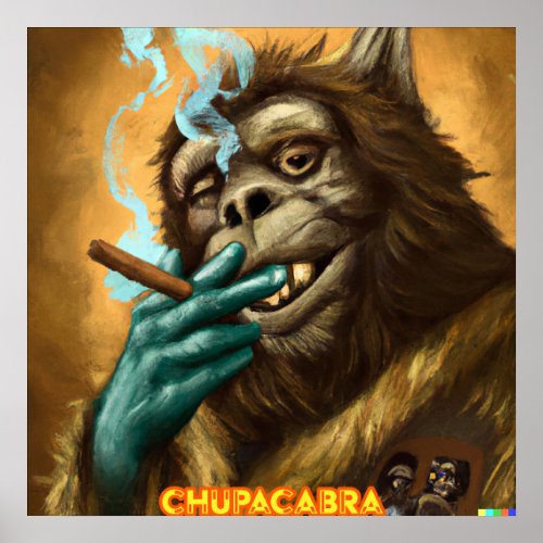 Chupacabra Print Value Poster Paper Matte