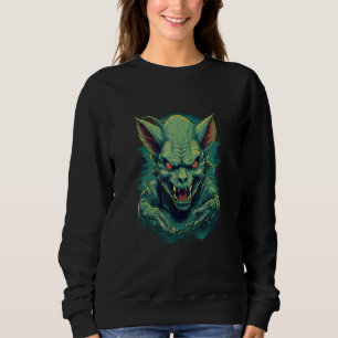 Chupacabra The Goat Sucker by Haunted Horror Hallo Sweatshirt