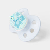 Chupete osito and colored green boat pacifier (Front Right)