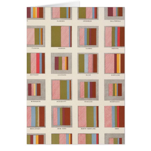 Church Accommodation, Statistical US Lithograph Cards (Front)