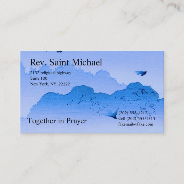 Church Administration Cards (Front)