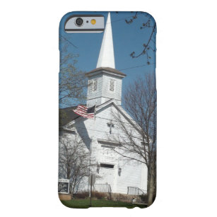 Church and American Flag I Phone Case