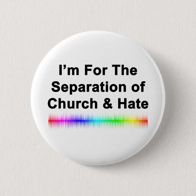 Church and Hate Button (Front)