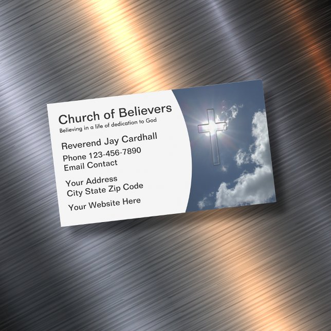 Church And Prayer Business Card Magnet (Creator Uploaded)