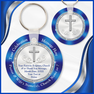 Church Anniversary Souvenirs for Church Members Keychain