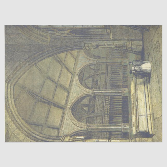 Church Arches Architecture Tissue Paper (Front)