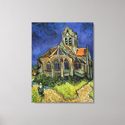 Church at Auvers by Vincent van Gogh Canvas Print