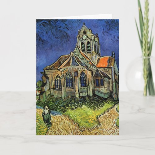 Church at Auvers by Vincent van Gogh Card