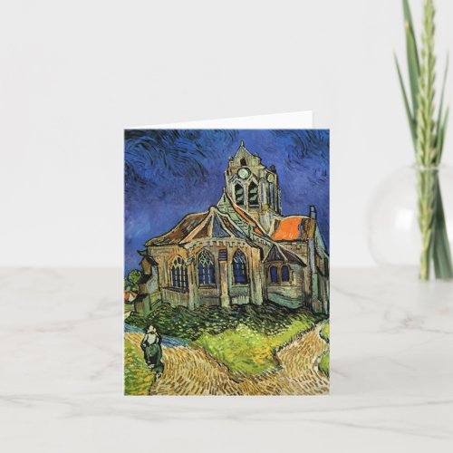 Church at Auvers by Vincent van Gogh Wedding Thank You Card