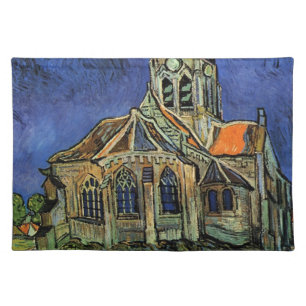 Church at Auvers-sur-Oise by Vincent van Gogh Cloth Placemat