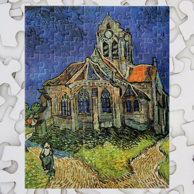Church at Auvers-sur-Oise by Vincent van Gogh Jigsaw Puzzle (Creator Uploaded)