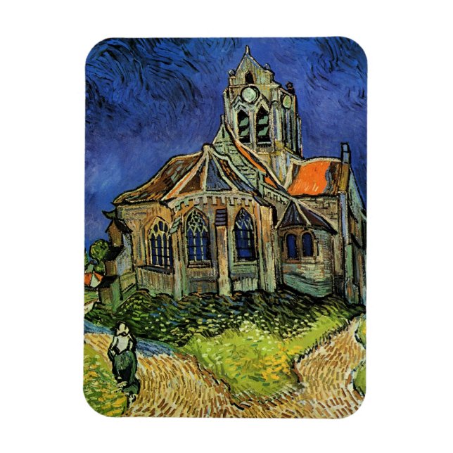 Church at Auvers-sur-Oise by Vincent van Gogh Magnet (Vertical)