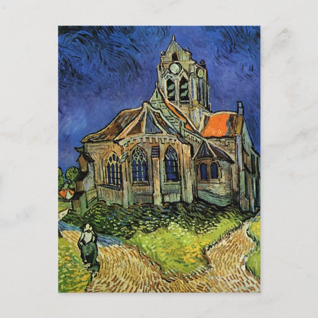 Church at Auvers-sur-Oise by Vincent van Gogh Postcard (Front)