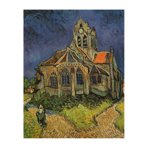 Church at Auvers-sur-Oise by Vincent van Gogh Wood Wall Art