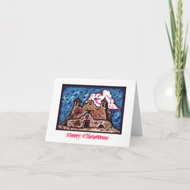 Church at Isleta Holiday Card (Front)