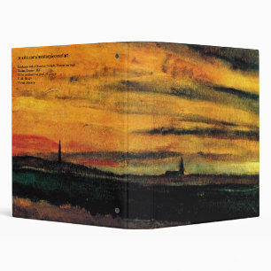 Church at Twilight Van Gogh Fine Art Binder
