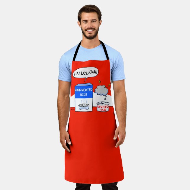 Church Banquet or Pastor Appreciation Humorous Apron (Worn)