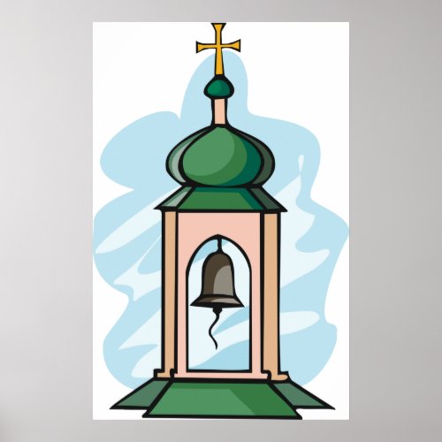 Church Belfry Poster