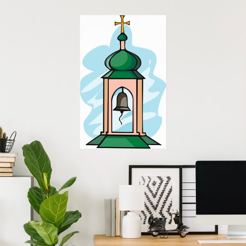 Church Belfry Poster