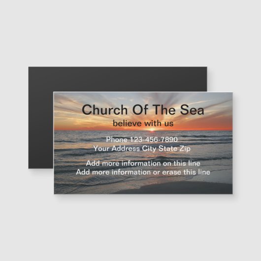 Church Believe Magnets (Front/Back)