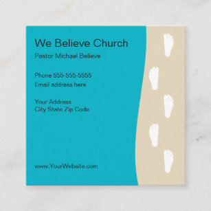 Church Believe Presentation Cards