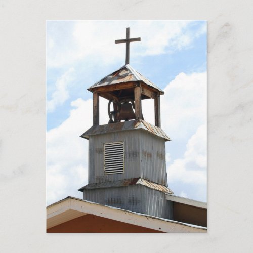 Church Bell Tower in Truchas New Mexico Postcard