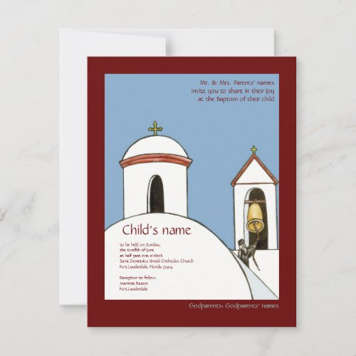 Church Bells Invitation