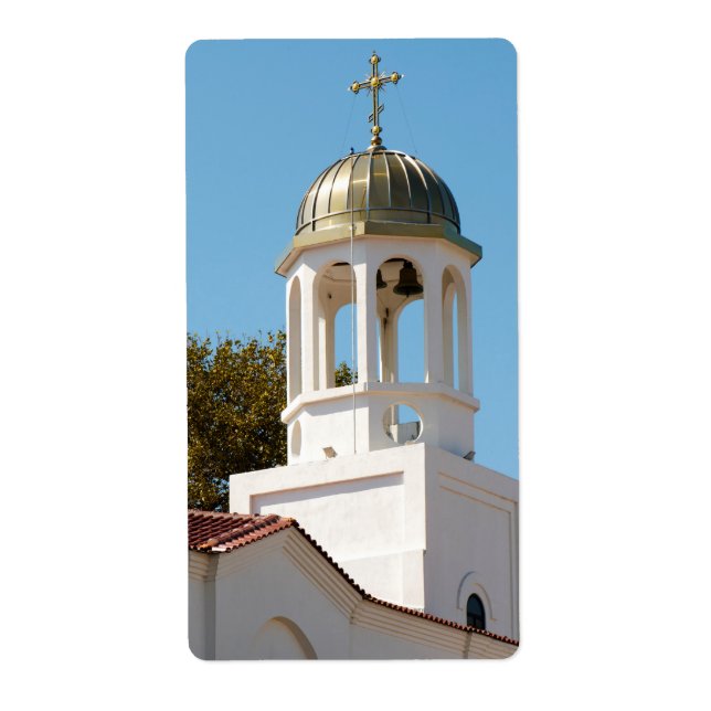 Church building label (Front)