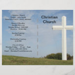 Church Bulletin Customizable Flyer<br><div class="desc">Beautiful Church Bulletin,  fully customizable.  Enhance your worship service!  If you have any special requests please contact us.  Thank you. Simply fold on the dotted lines.</div>