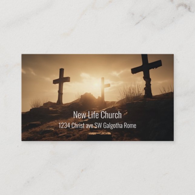 Church business card (Front)