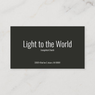 Church business card