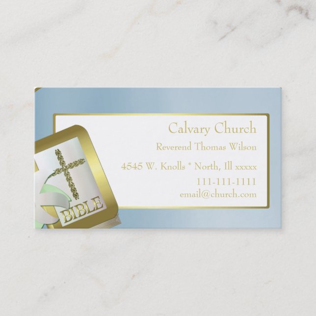 Church Business Cards (Front)