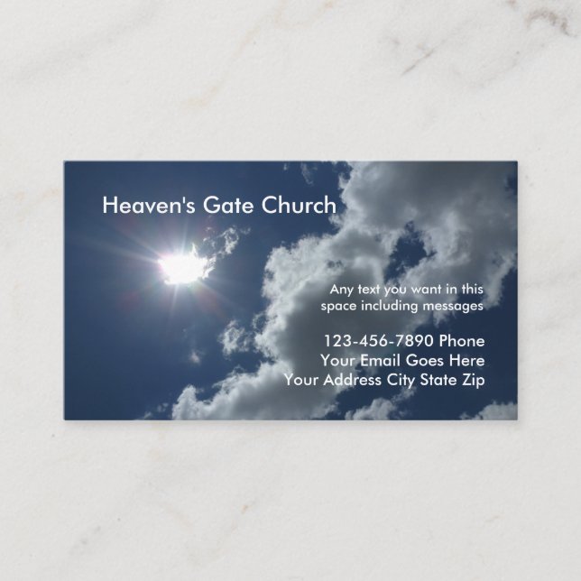 Church Business Cards (Front)