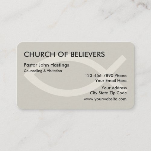 Church Business Cards