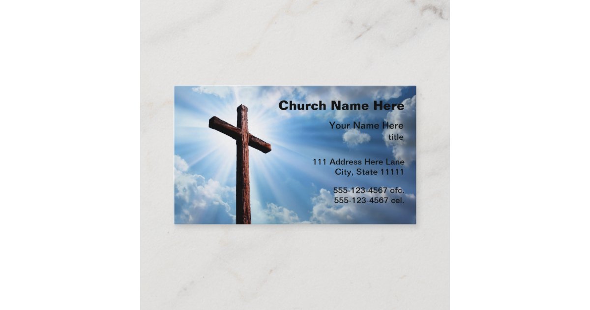 Church Business Cards | Zazzle