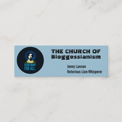 Church business cards.  Customize.