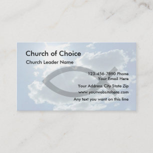 Church Business Cards New