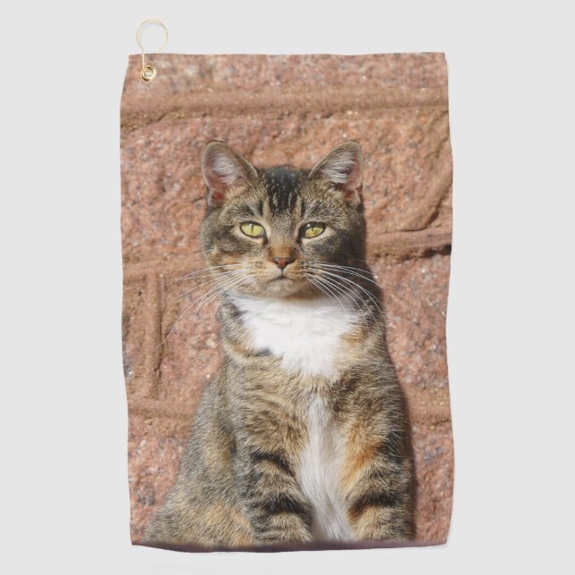 Church Cat Golf Towel (Front)