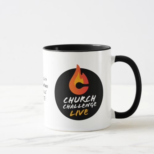 Church Challenge ALL THINGS ARE POSSIBLE Flame Mug