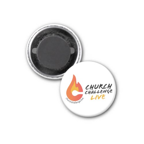 CHURCH CHALLENGE LIVE Orange Flamed C Magnet