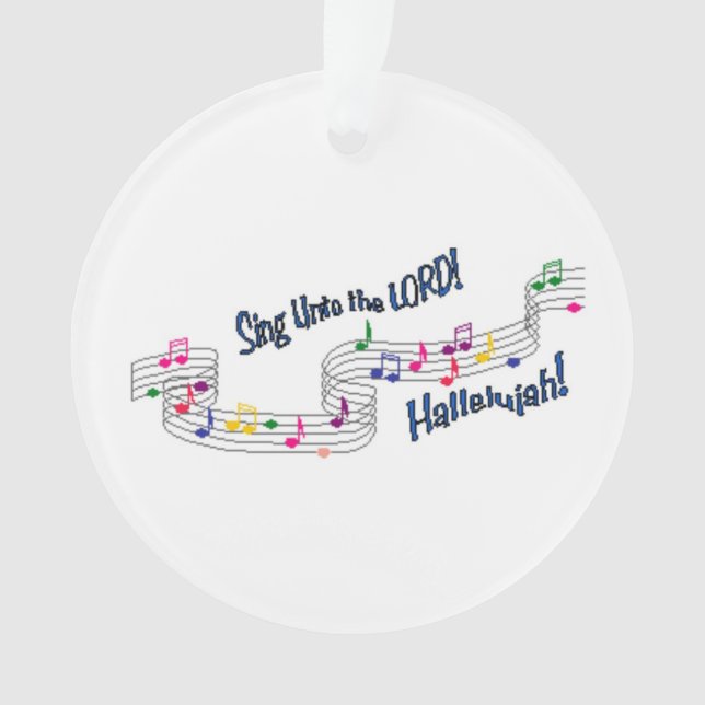Church Choir Ornament (Front)