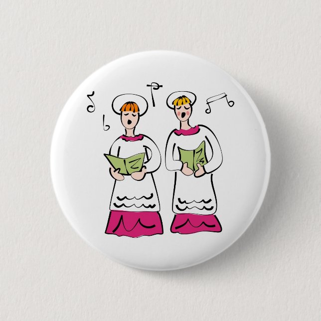Church Choir Pinback Button (Front)